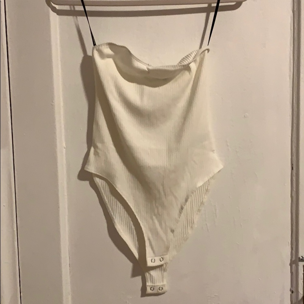 White tube bodysuit